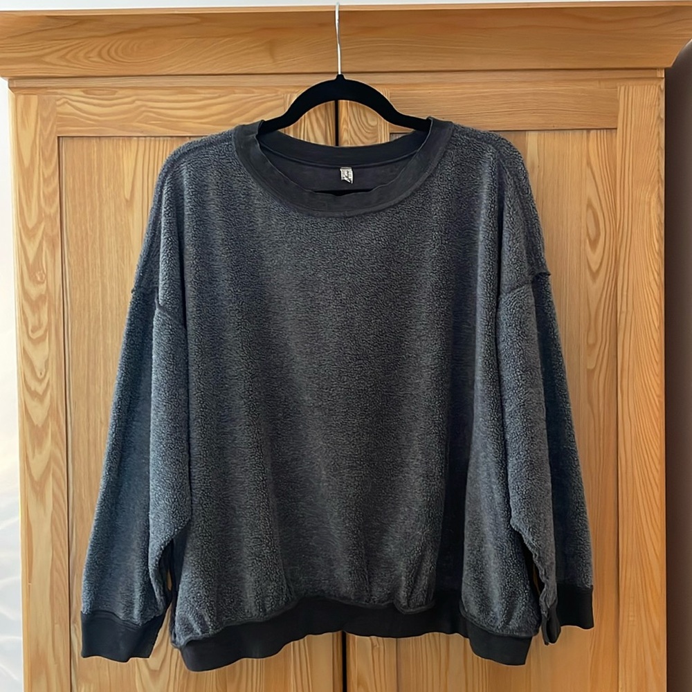 Free People Intimately Fleece Crewneck Sweatshirt